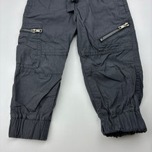 Load image into Gallery viewer, Boys H&amp;T, lightweight cotton pants, elasticated, EUC, size 1,  