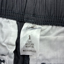 Load image into Gallery viewer, Boys H&amp;T, lightweight cotton pants, elasticated, EUC, size 1,  