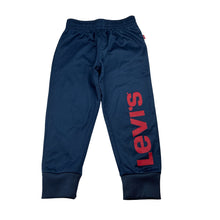 Load image into Gallery viewer, Boys Levis, navy track pants, elasticated, Inside leg: 34.5cm, FUC, size 2-3,  
