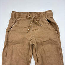 Load image into Gallery viewer, Boys Anko, brown casual pants, elasticated, FUC, size 2,  