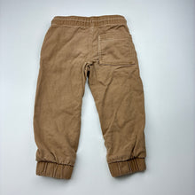 Load image into Gallery viewer, Boys Anko, brown casual pants, elasticated, FUC, size 2,  