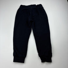 Load image into Gallery viewer, Boys Target, black fleece lined track pants, elasticated, Inside leg: 36.5cm, EUC, size 3,  
