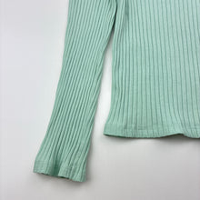 Load image into Gallery viewer, Girls KID, ribbed long sleeve tee / top, FUC, size 7,  