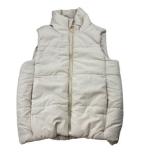 Load image into Gallery viewer, Girls Mango, beige puffer vest / sleeveless jacket, EUC, size 8,  