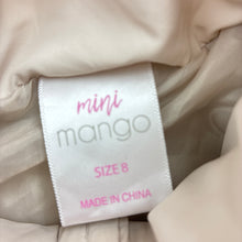 Load image into Gallery viewer, Girls Mango, beige puffer vest / sleeveless jacket, EUC, size 8,  
