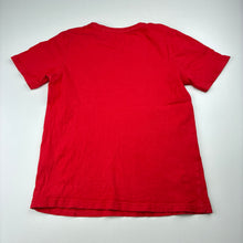 Load image into Gallery viewer, Unisex Favourites, red organic cotton tee / top, FUC, size 5,  