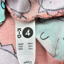 Load image into Gallery viewer, Boys KID, lightweight cotton tee / top, dinosaurs, FUC, size 4,  