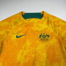 Load image into Gallery viewer, Unisex Nike, Dri-Fit Australia Matildas Soccer / Football jersey, small light mark, FUC, size 12-13,  