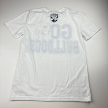 Load image into Gallery viewer, Unisex NRL Supporter, Canterbury Bulldogs tee / top, EUC, size 12,  