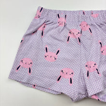 Load image into Gallery viewer, Girls Kids &amp; Co, cotton pyjama shorts, rabbits, GUC, size 00,  
