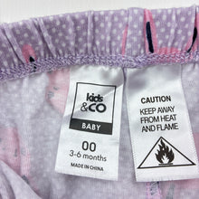 Load image into Gallery viewer, Girls Kids &amp; Co, cotton pyjama shorts, rabbits, GUC, size 00,  