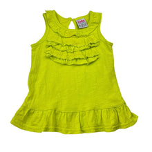 Load image into Gallery viewer, Girls Kids Stuff, lime green cotton top, L: 37cm, EUC, size 0,  