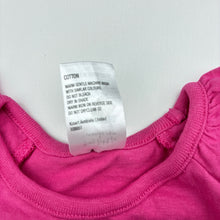 Load image into Gallery viewer, Girls Tiny Little Wonders, pink cotton long sleeve tee / top, EUC, size 000,  