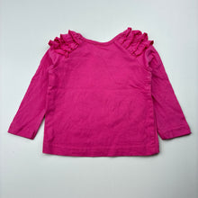 Load image into Gallery viewer, Girls Tiny Little Wonders, pink cotton long sleeve tee / top, EUC, size 000,  