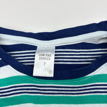 Load image into Gallery viewer, Boys Target, cotton long sleeve pyjama top, FUC, size 7,  