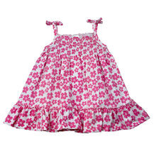 Load image into Gallery viewer, Girls Target, floral cotton summer dress, FUC, size 00, L: 35cm
