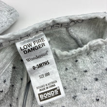 Load image into Gallery viewer, Unisex Bonds, terry zip wondersuit / zippy / romper, FUC, size 000,  