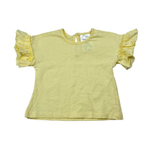 Load image into Gallery viewer, Girls Baby Baby, yellow cotton tee / top, EUC, size 000,  