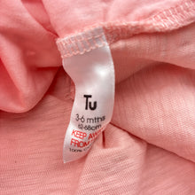 Load image into Gallery viewer, Girls Tu, pink cotton tee / top, GUC, size 00,  