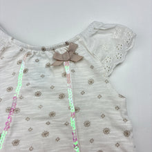 Load image into Gallery viewer, Girls Baby Baby, cotton tee / top, sequins, EUC, size 00,  
