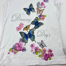 Load image into Gallery viewer, Girls WA Jacobs, cotton tee / top, butterflies, GUC, size 3-4,  