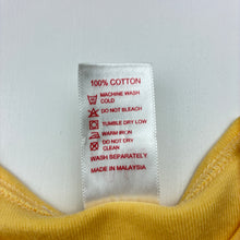 Load image into Gallery viewer, Girls Baby Poney, embroidered yellow cotton top, GUC, size 0,  