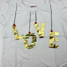 Load image into Gallery viewer, Girls B&amp;L, cotton Christmas tee / top, GUC, size 3,  