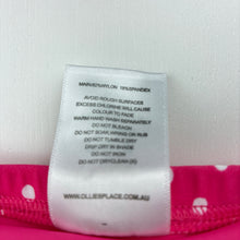 Load image into Gallery viewer, Girls Ollie's Place, pink &amp; white spot swim bottoms, EUC, size 2,  