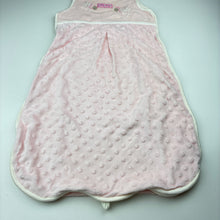 Load image into Gallery viewer, Girls Target, cotton lined velour sleeping bag, L: 61cm, EUC, size 0000,  