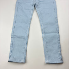 Load image into Gallery viewer, Girls M &amp; Co, striped stretchy pants, elasticated, Inside leg: 39cm, EUC, size 3-4,  