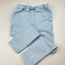 Load image into Gallery viewer, Girls M &amp; Co, striped stretchy pants, elasticated, Inside leg: 39cm, EUC, size 3-4,  