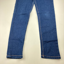 Load image into Gallery viewer, Girls Emerson, dark stretch denim jeans, adjustable, Inside leg: 63cm, EUC, size 10,  