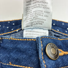 Load image into Gallery viewer, Girls Emerson, dark stretch denim jeans, adjustable, Inside leg: 63cm, EUC, size 10,  