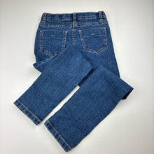 Load image into Gallery viewer, Girls Kids &amp; Co, stretch denim jeans, adjustable, Inside leg: 50cm, GUC, size 6,  