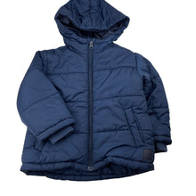 Load image into Gallery viewer, Boys Target, navy puffer jacket / coat, GUC, size 3,  
