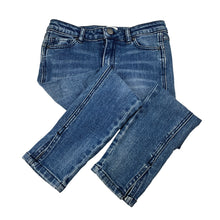 Load image into Gallery viewer, Girls Witchery, cropped stretch denim jeans, adjustable, Inside leg: 45cm, GUC, size 7,  