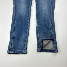 Load image into Gallery viewer, Girls Witchery, cropped stretch denim jeans, adjustable, Inside leg: 45cm, GUC, size 7,  