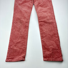 Load image into Gallery viewer, Girls H&amp;M, skinny fit stretch corduroy pants, adjustable, Inside leg: 53.5cm, FUC, size 8,  