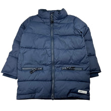 Load image into Gallery viewer, Boys Country Road, cotton lined navy puffer jacket / coat, two way zip, EUC, size 2-3,  