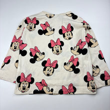 Load image into Gallery viewer, Girls Zara, Disney Minnie Mouse cotton long sleeve tee / top, FUC, size 3-4,  