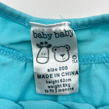 Load image into Gallery viewer, Girls Baby Baby, stretchy summer top, GUC, size 000,  