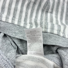 Load image into Gallery viewer, Girls Target, striped short sleeve zip hoodie sweater, FUC, size 1,  