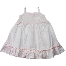 Load image into Gallery viewer, Girls purebaby, pink organic cotton summer dress, GUC, size 00, L: 38cm