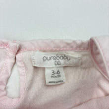 Load image into Gallery viewer, Girls purebaby, pink organic cotton summer dress, GUC, size 00, L: 38cm