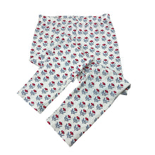 Load image into Gallery viewer, Girls Tu, floral stretchy leggings, Inside leg: 37cm, blue marks left leg, FUC, size 4-5,  