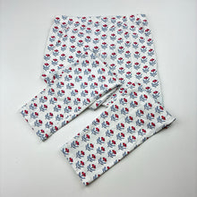 Load image into Gallery viewer, Girls Tu, floral stretchy leggings, Inside leg: 37cm, blue marks left leg, FUC, size 4-5,  