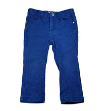 Load image into Gallery viewer, Boys Pumpkin Patch, blue stretch cotton pants, adjustable, FUC, size 1,  