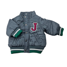 Load image into Gallery viewer, Boys Jack &amp; Milly, fleece lined jacket / coat, zip &amp; poppers, EUC, size 000,  