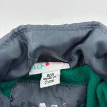 Load image into Gallery viewer, Boys Jack &amp; Milly, fleece lined jacket / coat, zip &amp; poppers, EUC, size 000,  