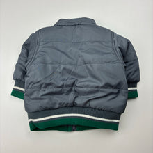 Load image into Gallery viewer, Boys Jack &amp; Milly, fleece lined jacket / coat, zip &amp; poppers, EUC, size 000,  